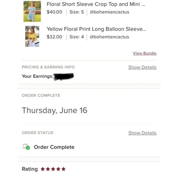 Blue Floral Print Short Sleeve Crop Top and High Waist Mini Skirt Two Piece Set - Picture 3 of 11